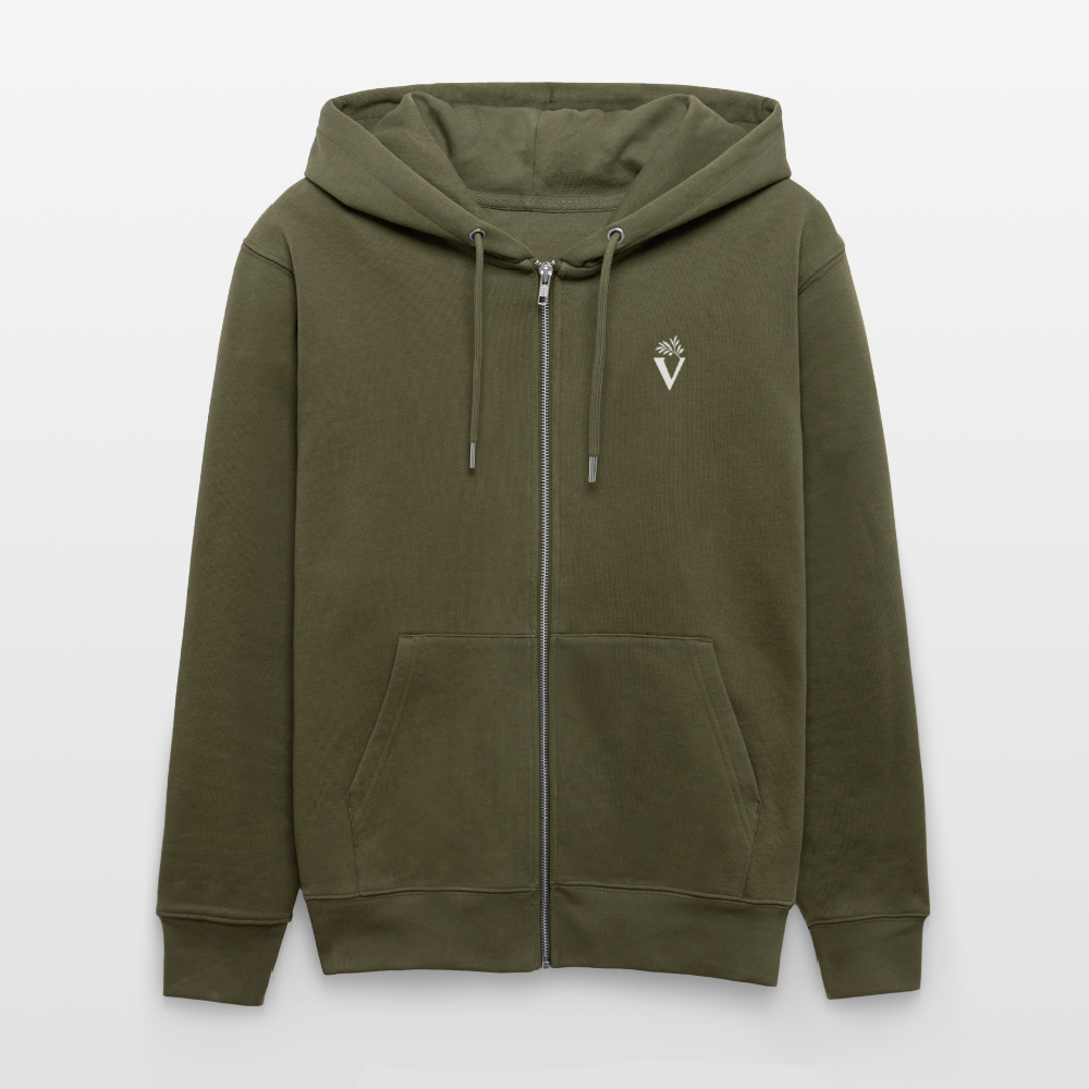 Veste à capucheZippé - kaki