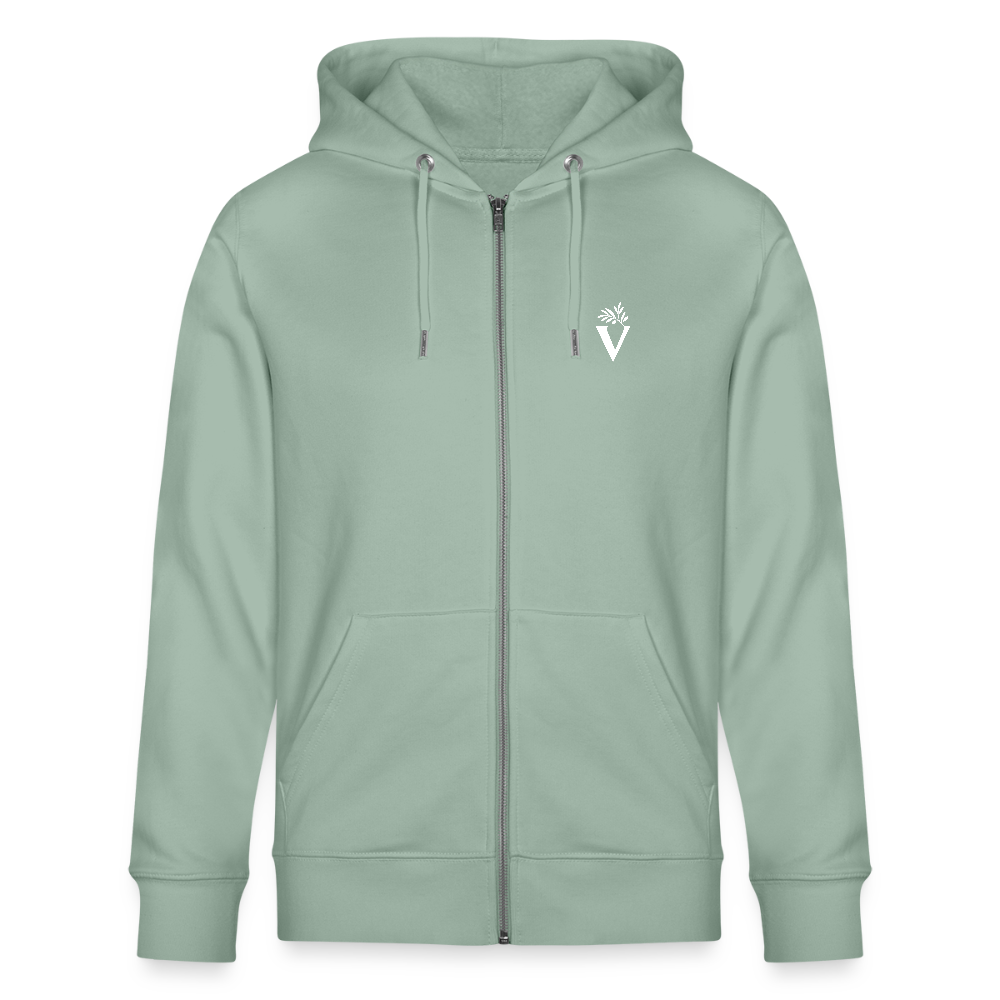 Veste à capuche bio CULTIVATOR Stanley/Stella Unisexe - vert de gris clair
