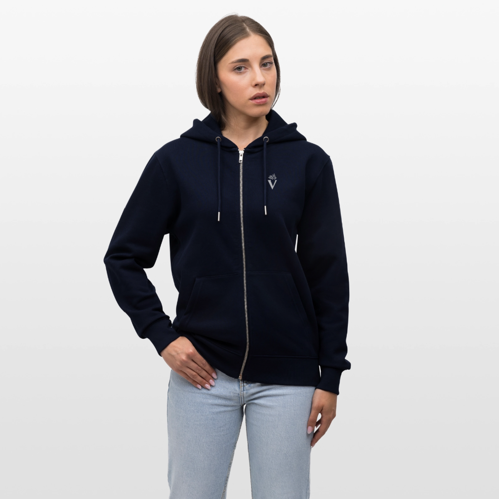Veste à capuche zippé - marine