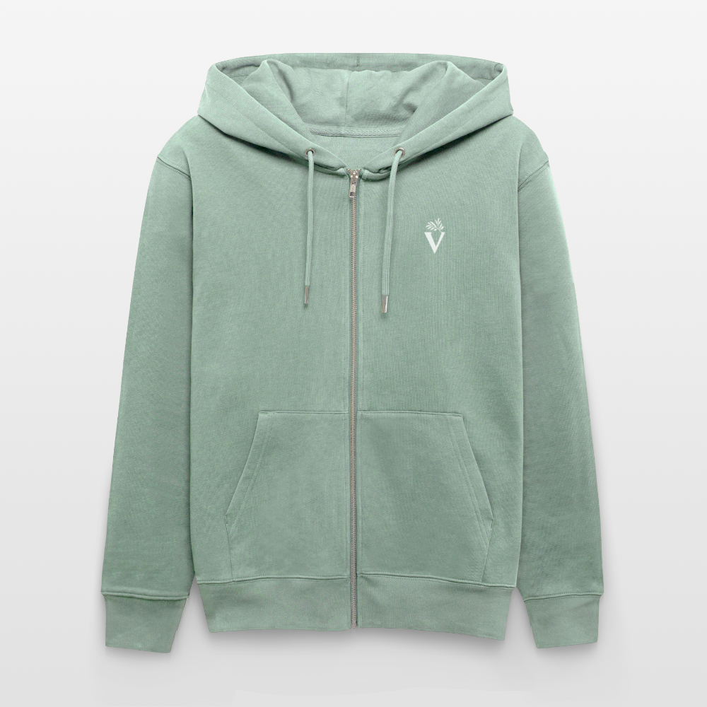 Veste à capuche bio CULTIVATOR Stanley/Stella Unisexe - vert de gris clair